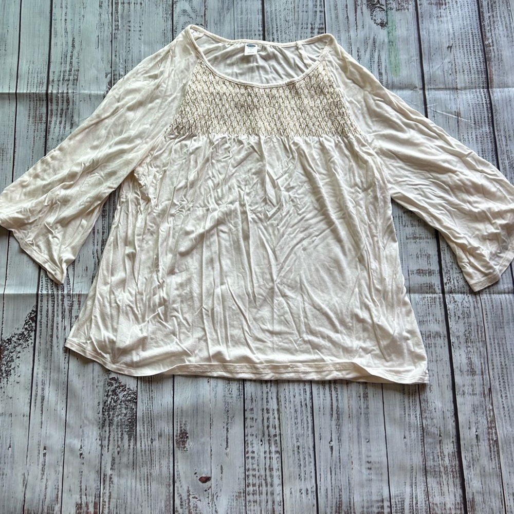 Off White Old Navy Bell Shirt